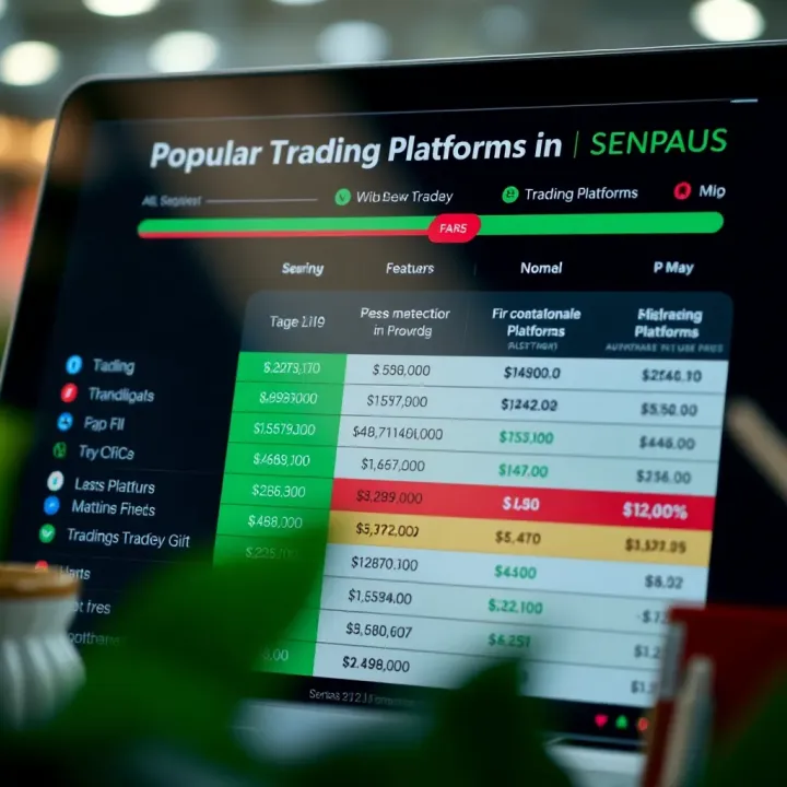 Comparison of Popular Trading Platforms in Pakistan Comparison chart of popular trading platforms in Pakistan highlighting fees and features