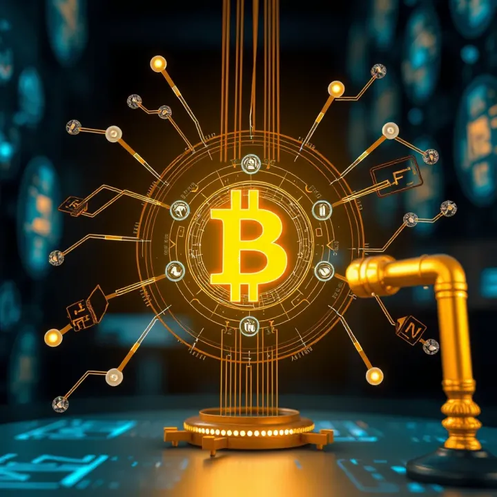 Innovative Technology Behind Conflux Network Visual representation of blockchain technology highlighting Conflux Network's unique features