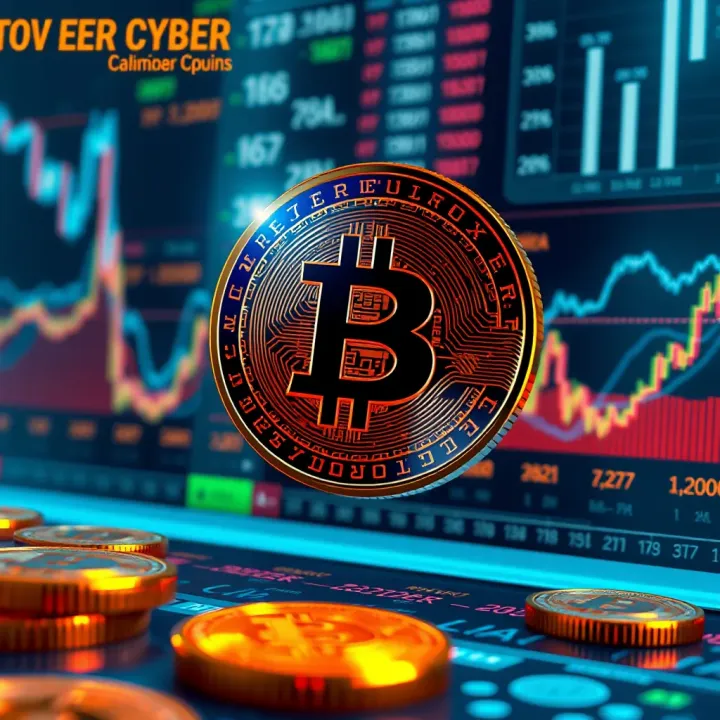 Key Elements Affecting Cyber Coin Valuation Digital illustration showing factors influencing Cyber Coin value including market trends and expert insights