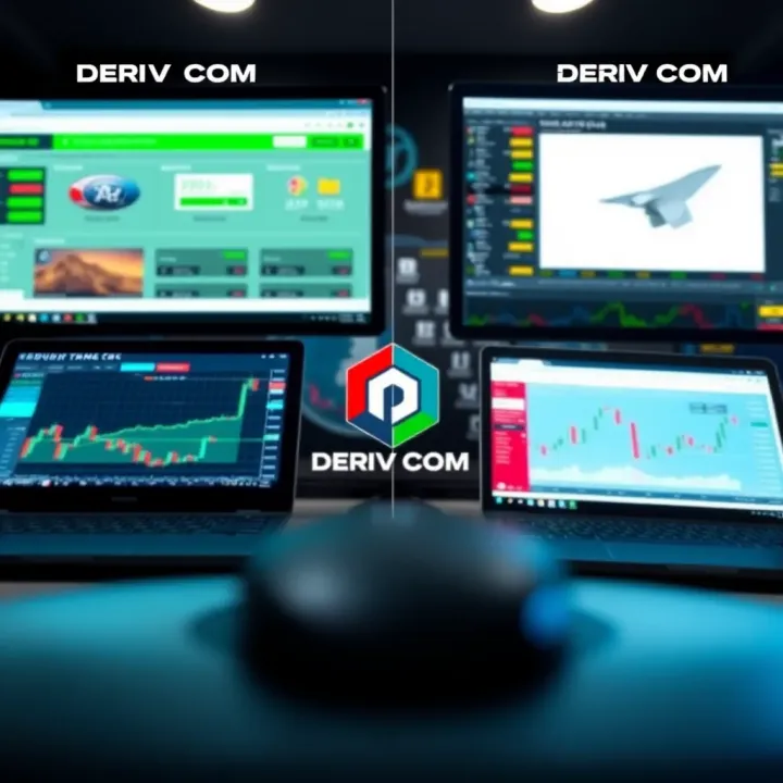 Comparing Deriv Com with Other Trading Platforms Visual comparison of Deriv Com with other financial trading platforms highlighting similarities and differences