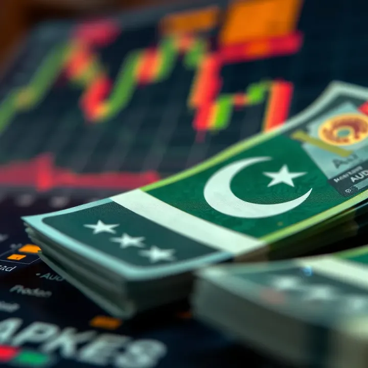 Key Economic and Geopolitical Factors Impacting AUD to PKR Exchange Rates Illustration of economic factors influencing currency exchange rates including market sentiment and geopolitical events