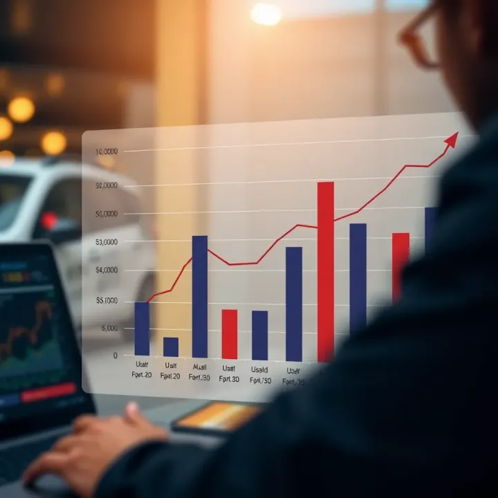 Graph comparing forex brokers' market shares in Pakistan