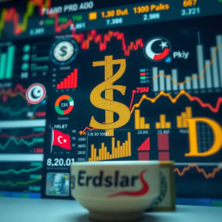 Key Influences on Dollar to PKR Exchange Rate Visual representation of factors influencing currency exchange including economic charts, political symbols, and global events