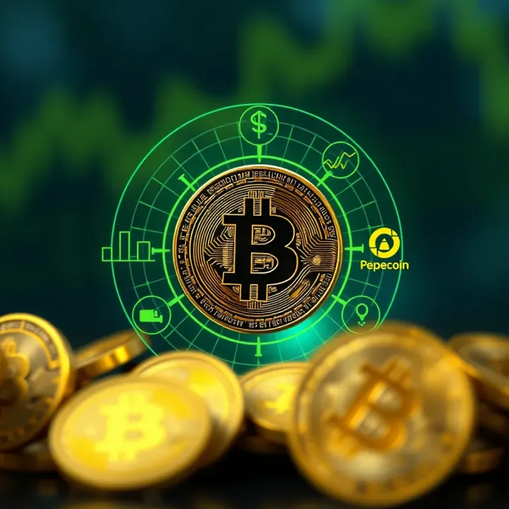 Visual representation of factors influencing Pepe Coin including market demand, investor sentiment, and external economic conditions