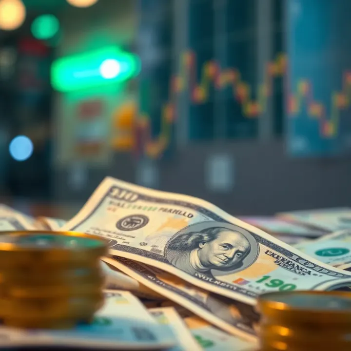 Impact of Government Policies and Market Trends on Currency Exchange Conceptual illustration of government policies and market trends influencing currency exchange values