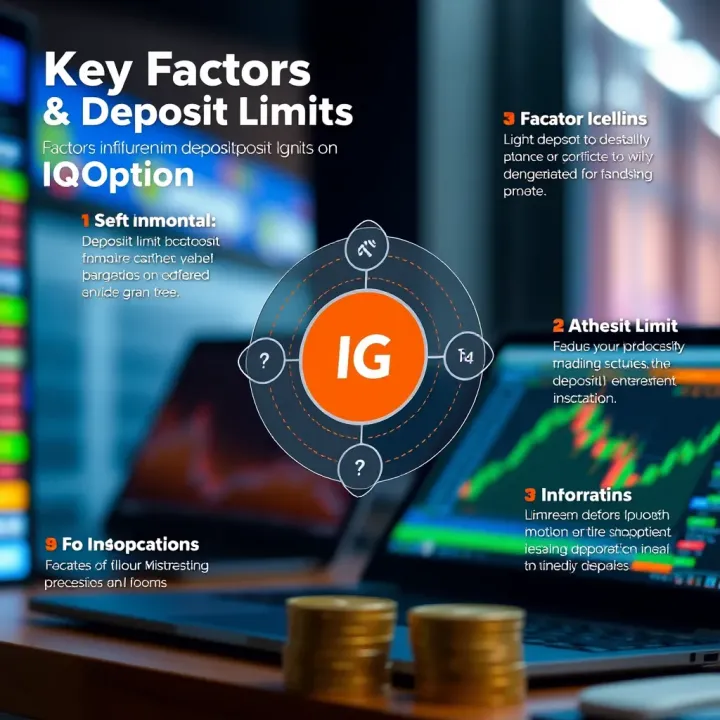 Key Factors Affecting Deposit Limits on IQ Option Diagram illustrating factors influencing deposit limits on a trading platform