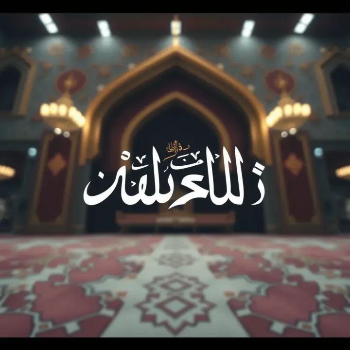 Islamic calligraphy representing financial ethics and principles