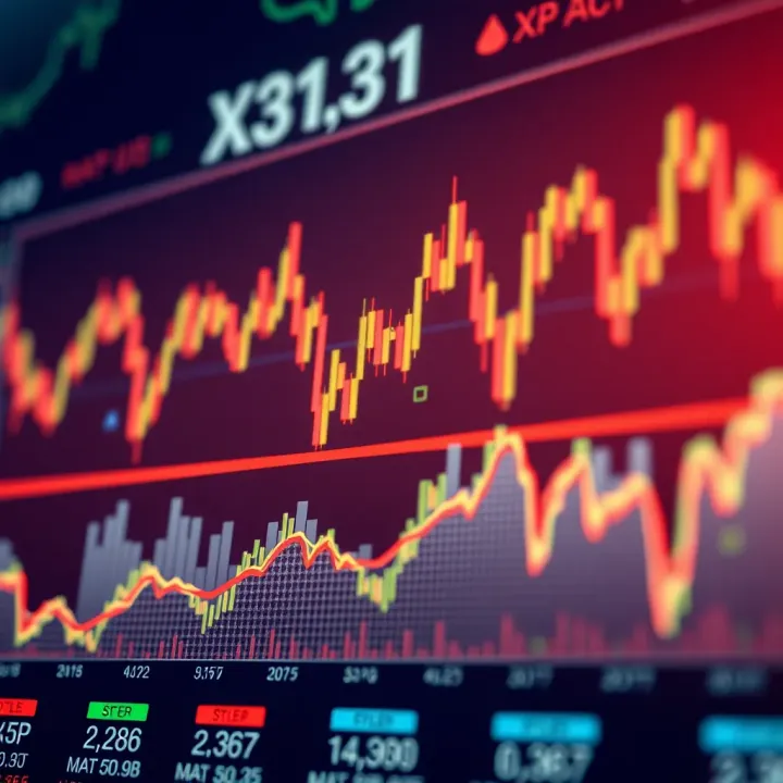Chart showing recent price trends and market fluctuations of XRP cryptocurrency