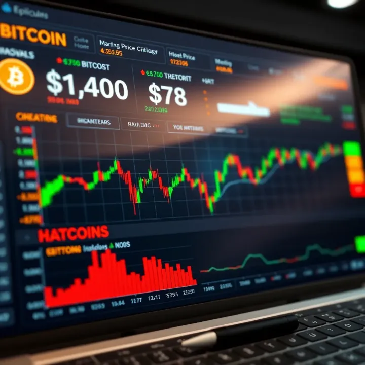 Market Sentiment and News Impact on Bitcoin Price Dynamics Dashboard displaying market sentiment indicators alongside recent cryptocurrency news highlights