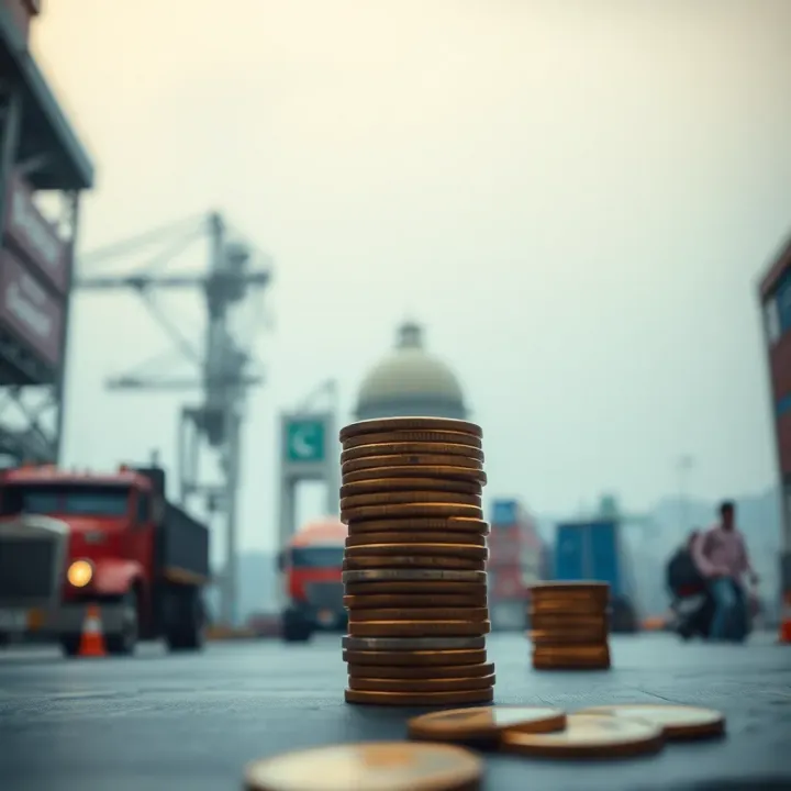 Key Factors Shaping the Future Outlook of Pakistani Rupee Visual representation of factors impacting Pakistani Rupee including government policies and international trade