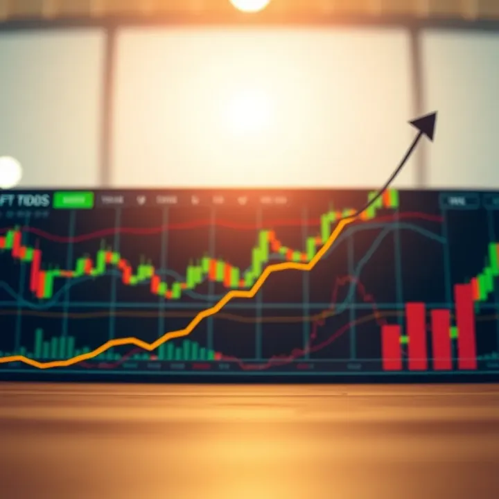 CFD Trading Growth and Market Analysis in Pakistan Graph showing upward trend of CFD trading with financial charts in background