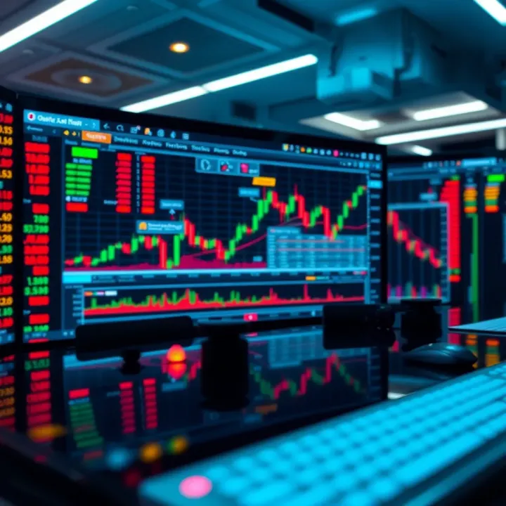 Overview of Quotex Online Trading Environment Digital trading interface showing market charts and data reflecting online trading activities