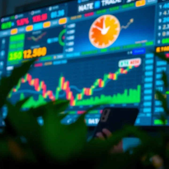 Graphic depicting risk management and trading strategy with Quotex platform in Pakistan