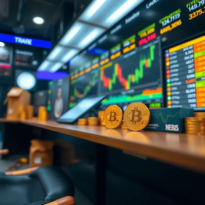 Representation of diverse financial assets including forex, commodities, indices, and cryptocurrencies