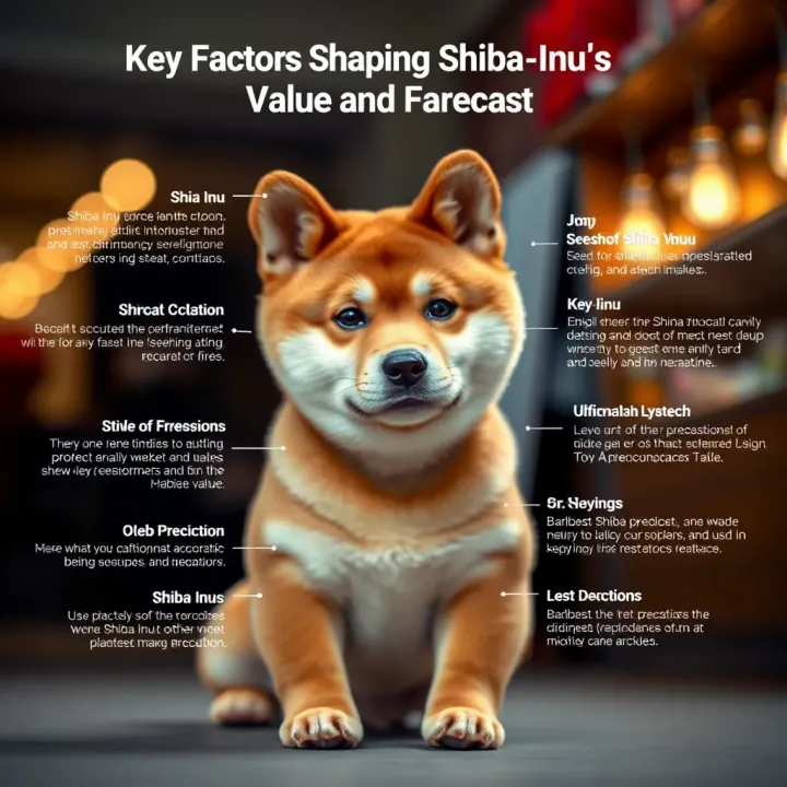 Key Factors Shaping Shiba Inu's Market Value and Forecast Diagram illustrating key factors influencing Shiba Inu's market value and future predictions