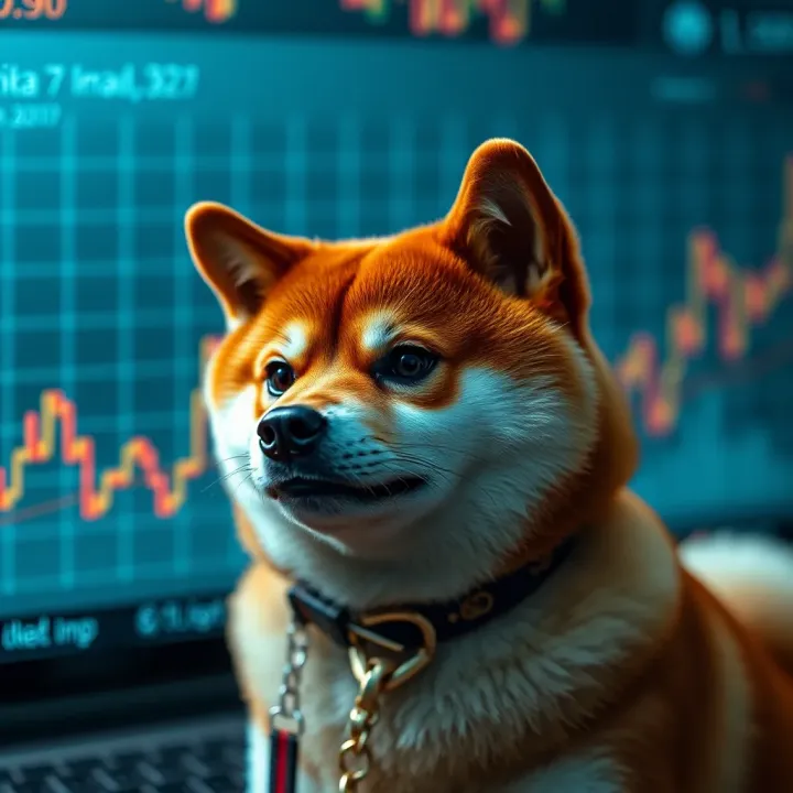 Shiba Inu Cryptocurrency Price Trends and Analysis Graph showing Shiba Inu cryptocurrency price fluctuations and market trends