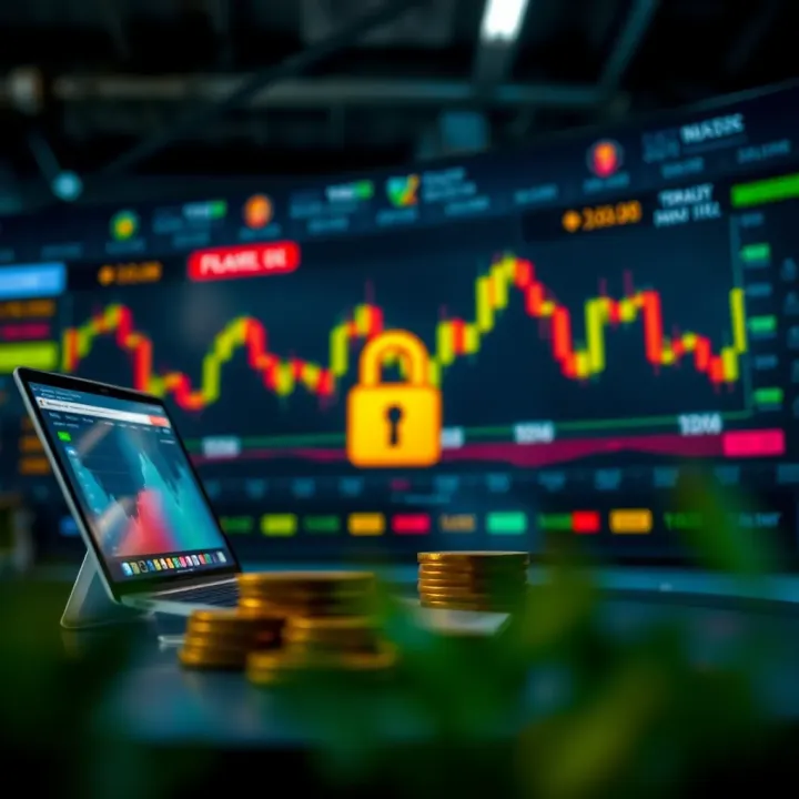 Safe Trading Practices and Payment Options for Pakistani Traders Conceptual illustration of secure online transactions and risk management in trading