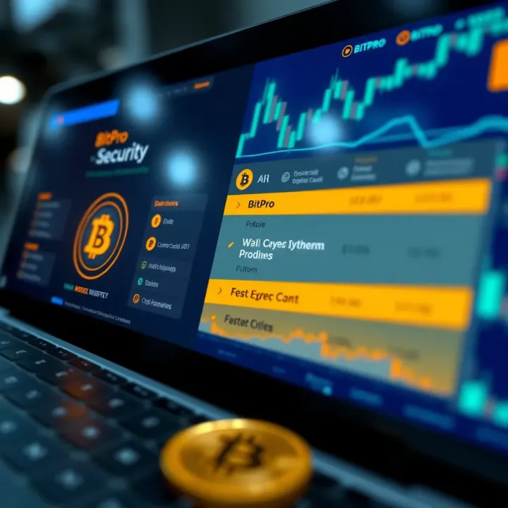 BitPro Security and Cryptocurrency Platform Comparison Graphic showing comparison of BitPro's security measures and cryptocurrency options with other platforms in Pakistan