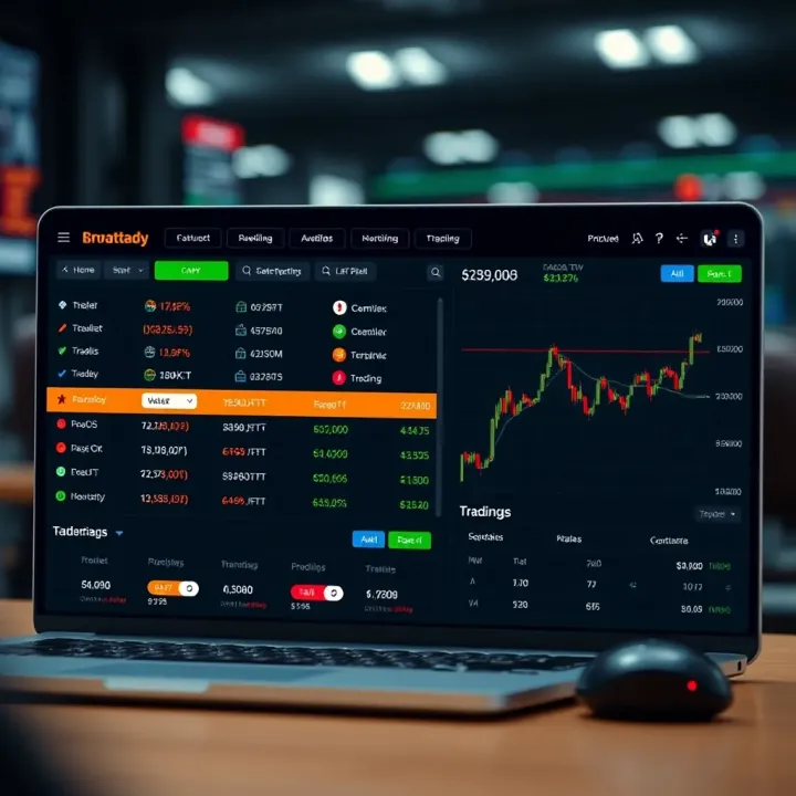 Interface showcasing automated trading settings on Pocket Option platform