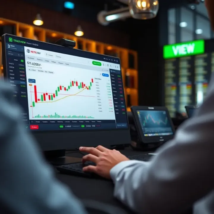 Trade View Integration Options and User Interface User interface demonstrating integration options with trading tools and platforms