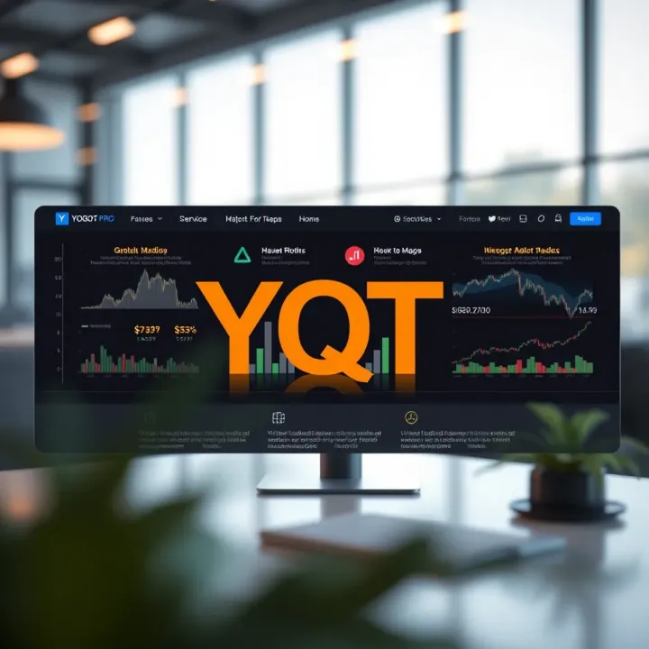 Graphical representation of YQT Bot Pro's core features and interface layout