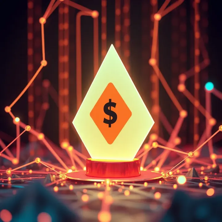 Blockchain Technology Powering Uniswap and Decentralized Finance Visual representation of blockchain technology underlying Uniswap and its impact on decentralized finance