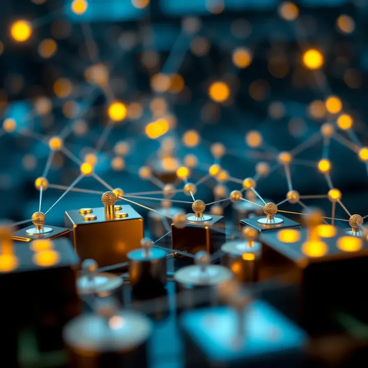 Blockchain Technology Innovations Influencing Bitcoin's Future Digital representation of blockchain technology with interconnected nodes and data blocks
