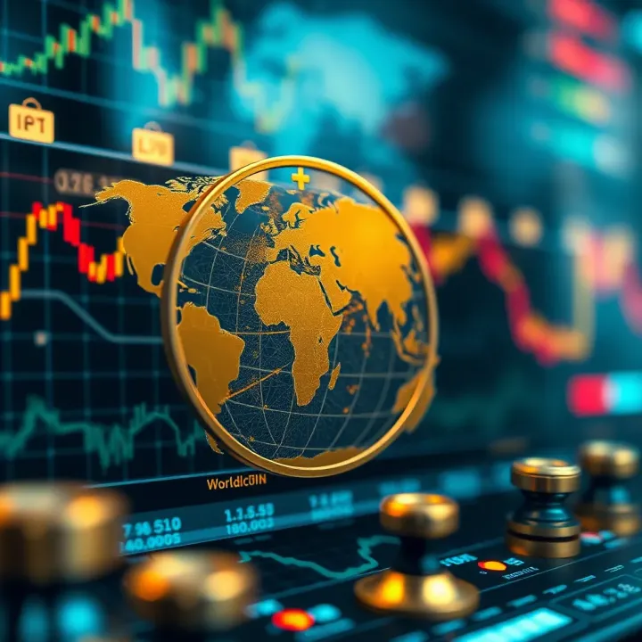 Key Factors Influencing Worldcoin Price Movements Visualization of factors affecting Worldcoin value including market sentiment and technical indicators
